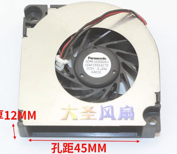 TOSHIBA UDQFC55E4CTO 5V 0.33A 3wires Cooling Fan TOSHIBA UDQFC55E4CTO 5V 0.33A 3wires Cooling Fan
